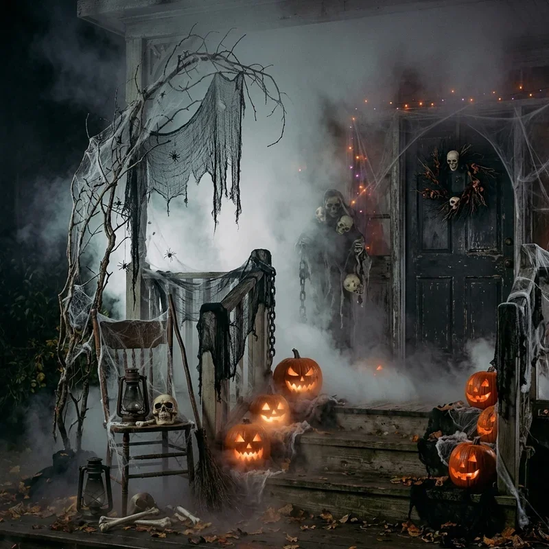 Scary Halloween Porch Ideas