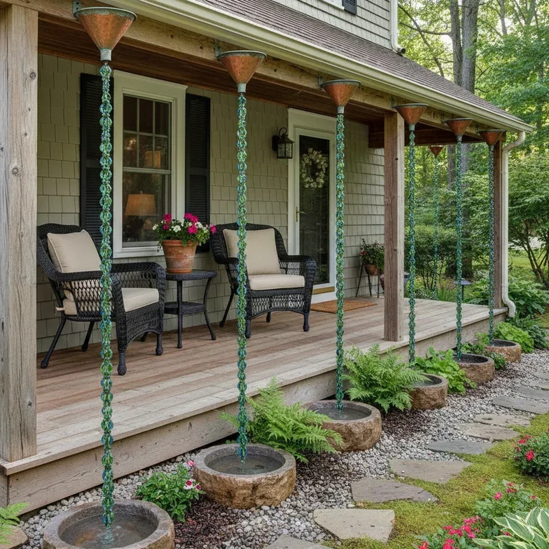 Front Porch Gutter Ideas
