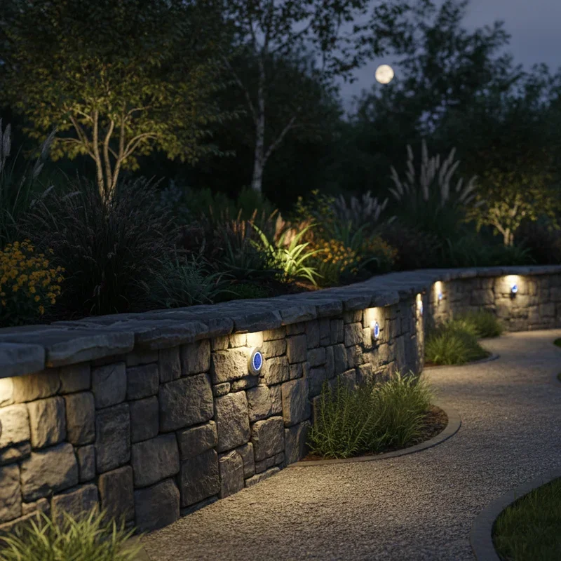Retaining Wall Lighting Ideas