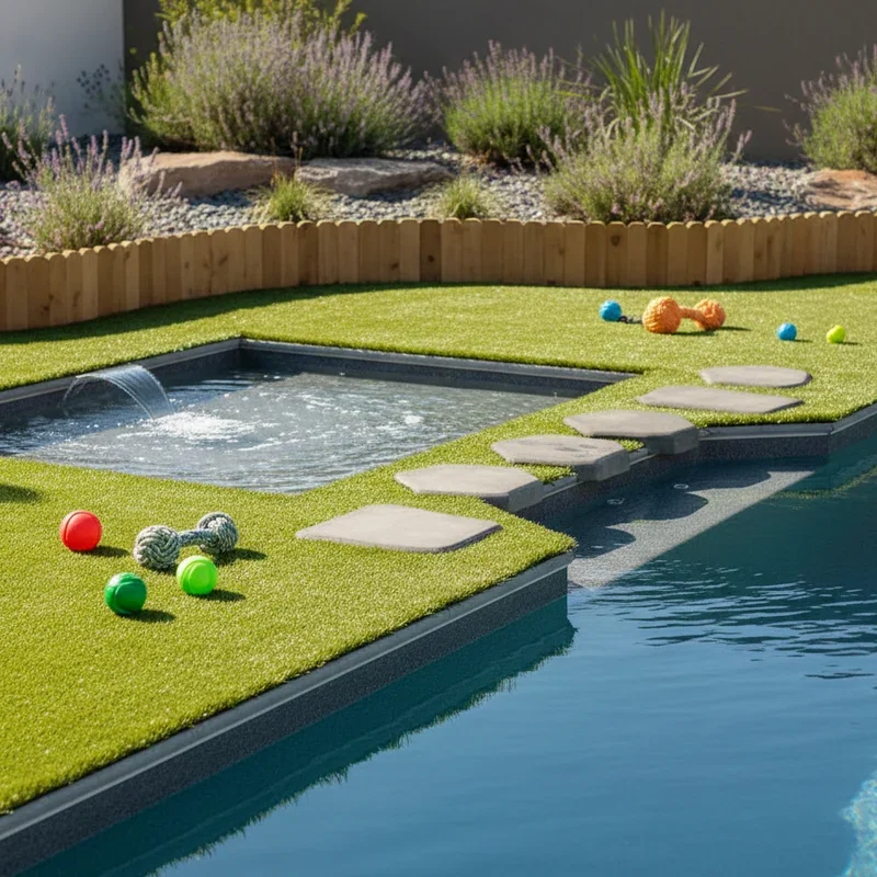 Turf Around Pool Ideas