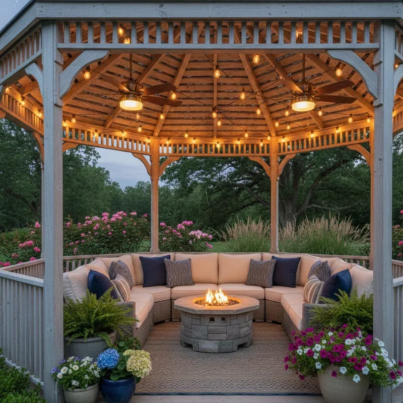 Backyard Gazebo Decorating Ideas