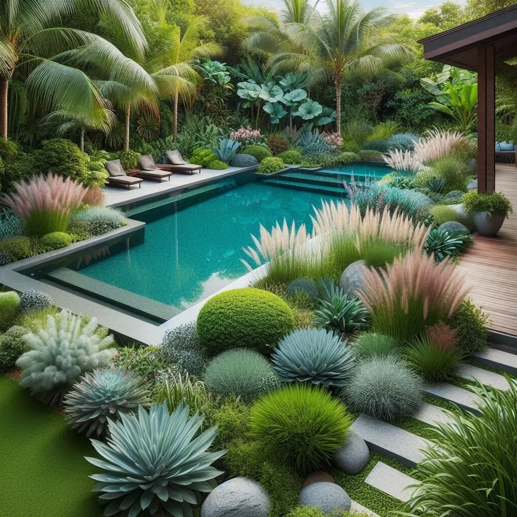 Elevate Your Outdoor Space With Swimming Pool Landscaping Ideas Pictures