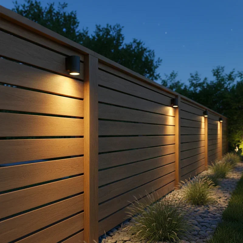 Fence Lighting Ideas