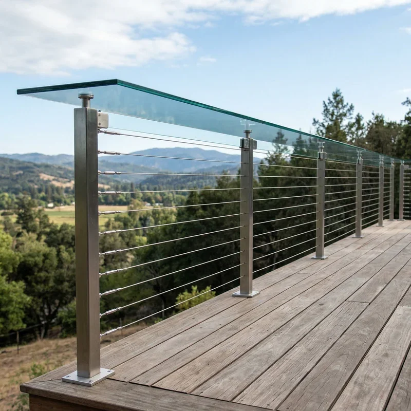 Deck Wire Railing Ideas