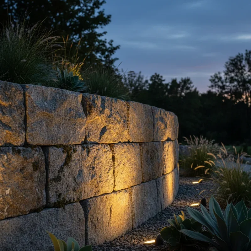 Retaining Wall Lighting Ideas