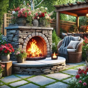 15 Small Outdoor Fireplace Ideas for Cozy Nights