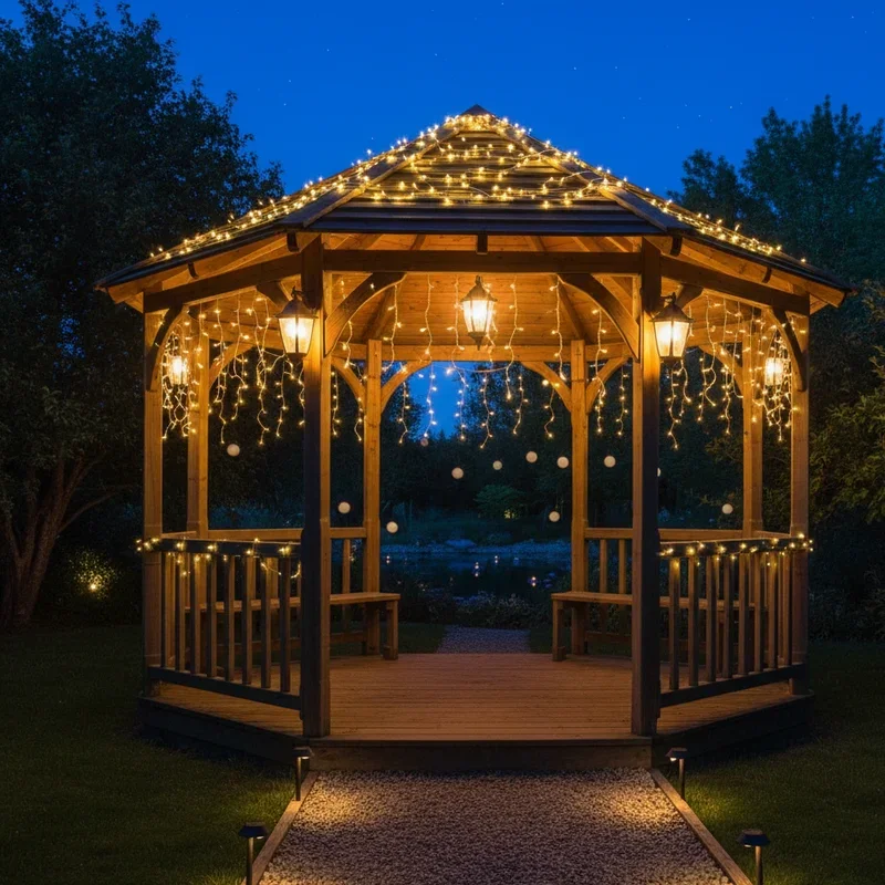 Gazebo Lighting Ideas