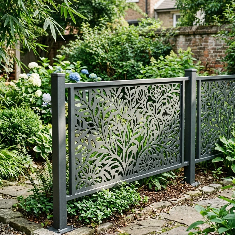 Metal Garden Fence Ideas