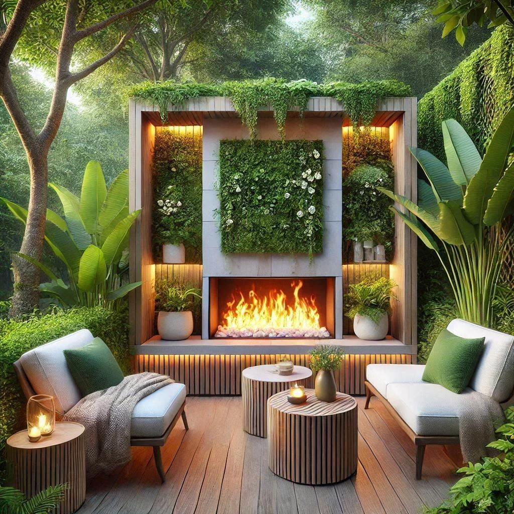 15 Small Outdoor Fireplace Ideas for Cozy Nights