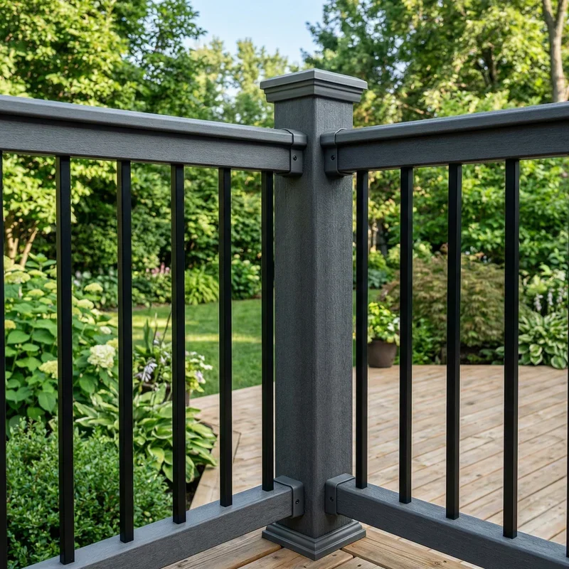 Deck Railing Corner Ideas
