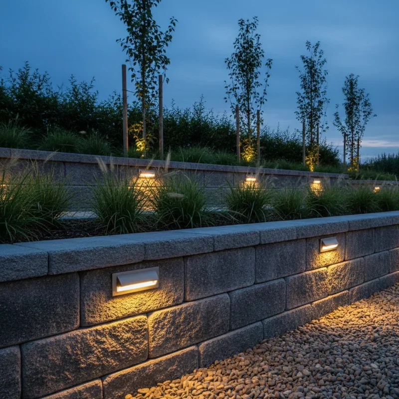 Retaining Wall Lighting Ideas
