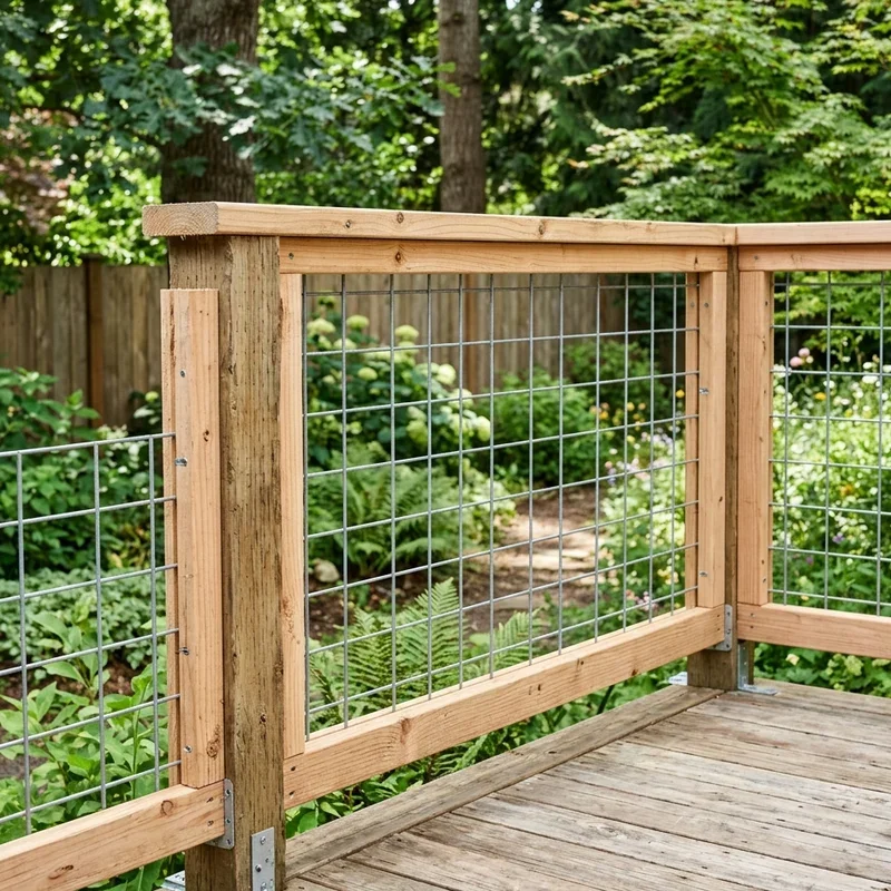 Cheap DIY Deck Railing Ideas