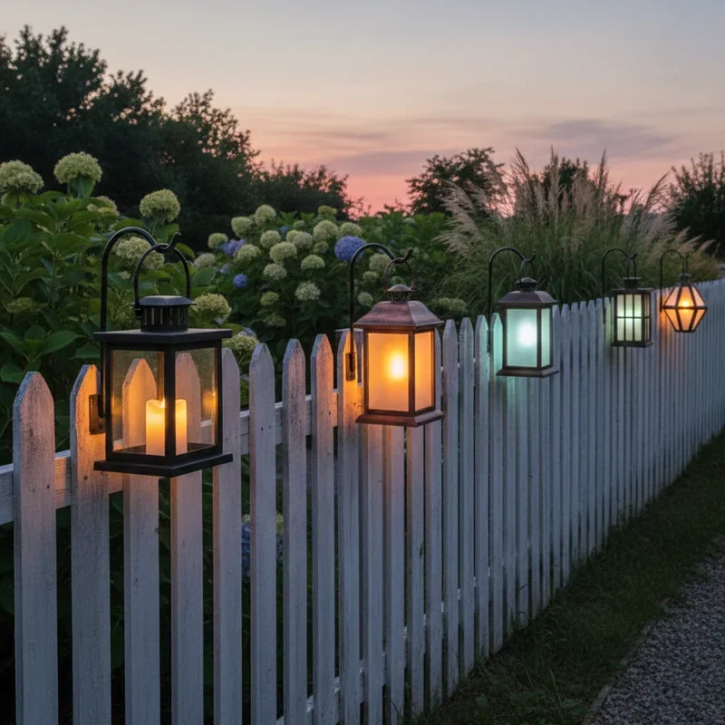 Fence Lighting Ideas