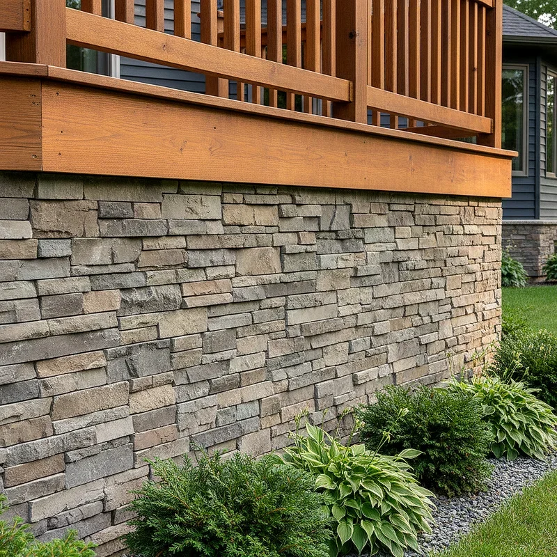 Horizontal Deck Skirting Ideas