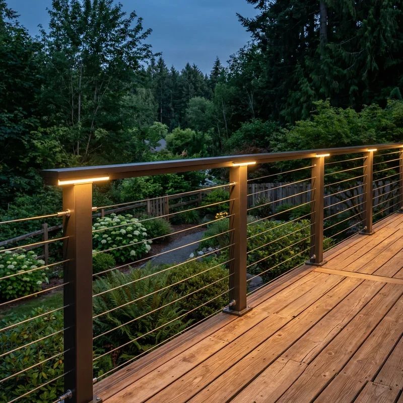 Deck Wire Railing Ideas