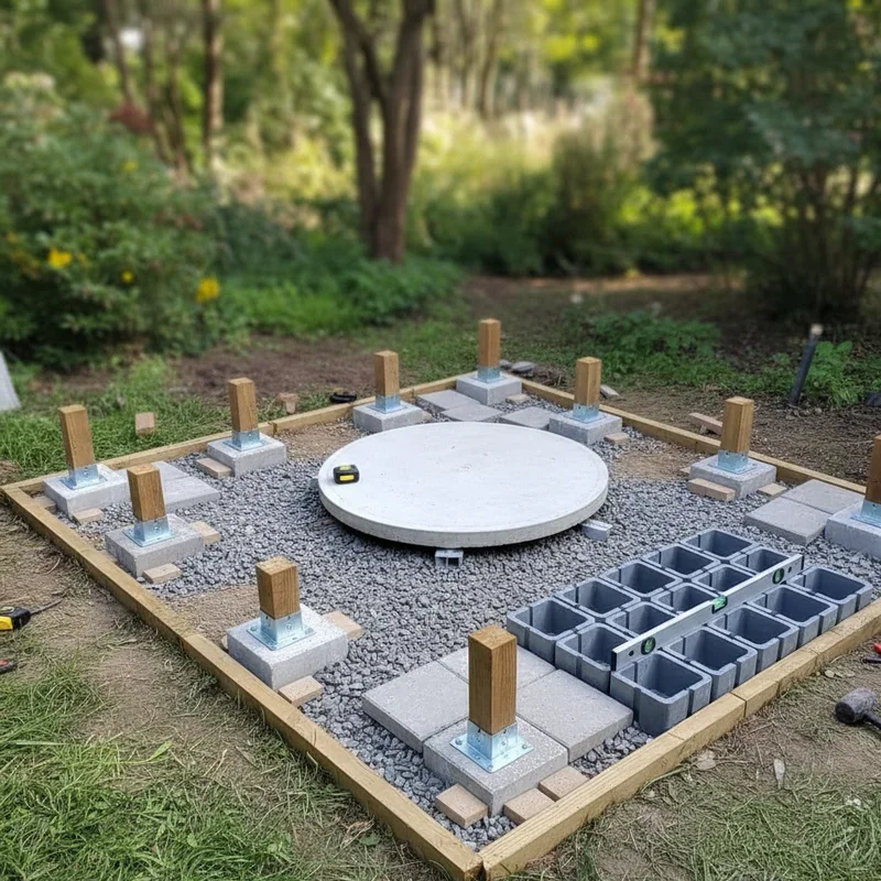 Gazebo Foundation Ideas