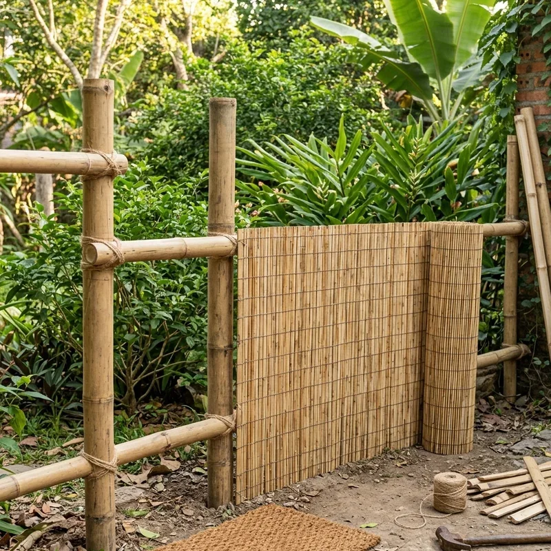 DIY Bamboo Fence Ideas