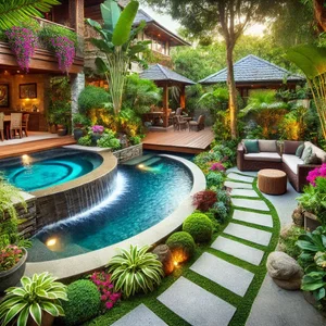 15 Stunning Waterfall Pool Ideas for Backyard Bliss