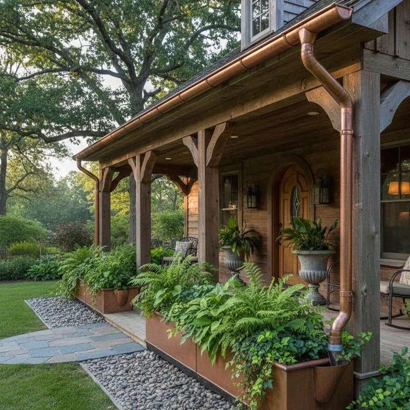 Front Porch Gutter Ideas