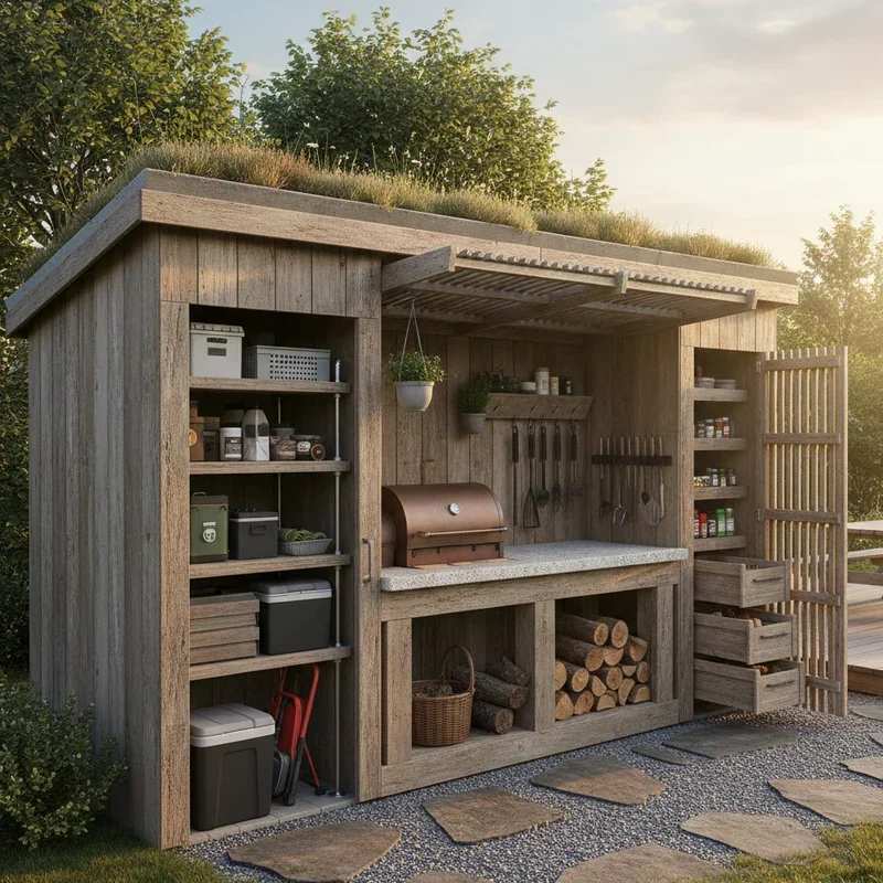 Backyard BBQ Shed Ideas