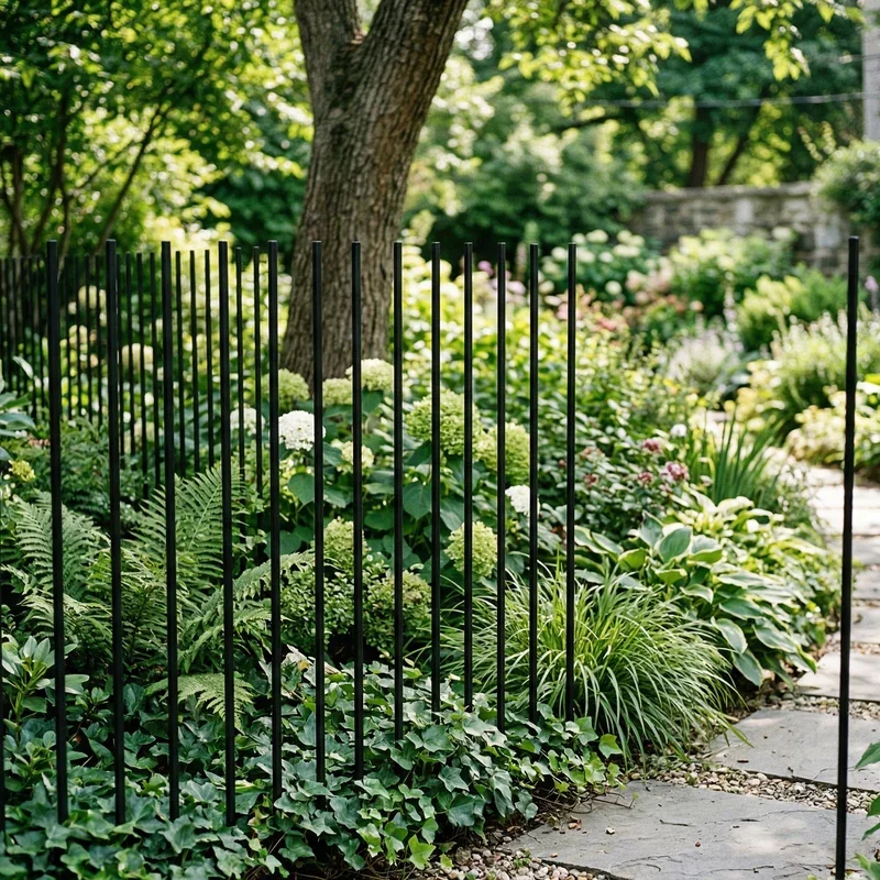 Metal Garden Fence Ideas