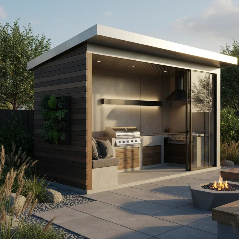 Backyard BBQ Shed Ideas