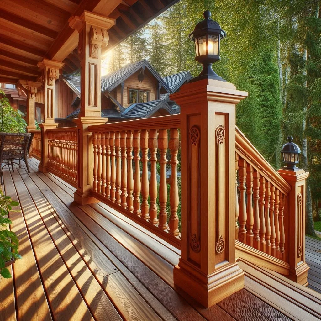 15 Wood Deck Railing Ideas to Inspire You
