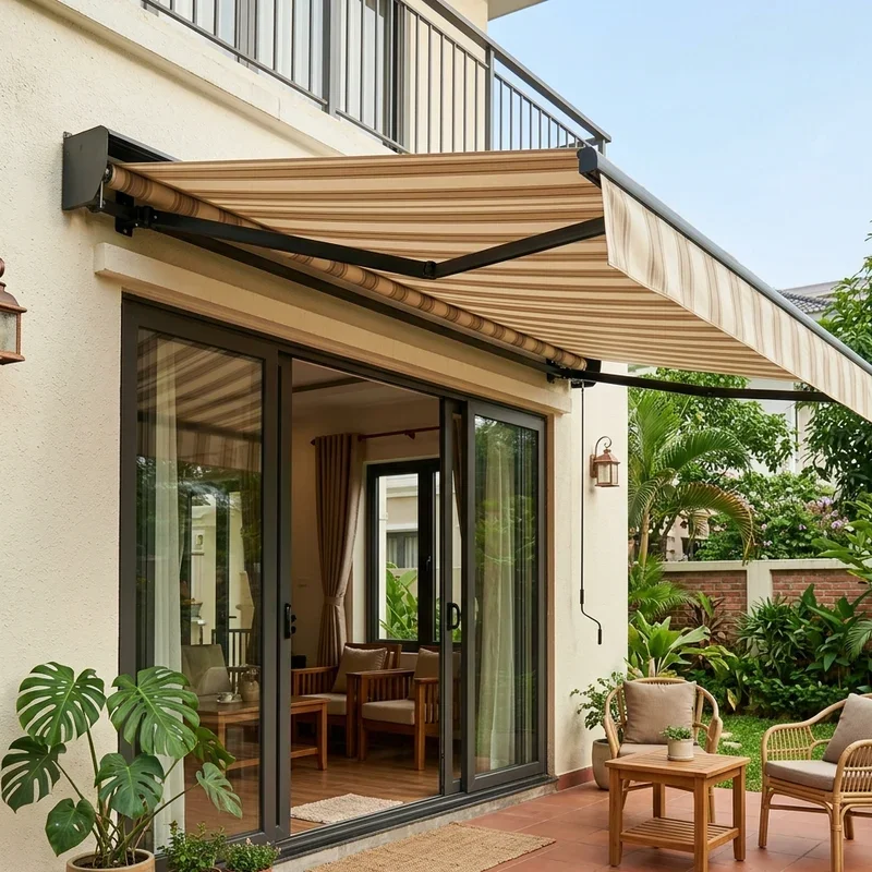 Patio Door Awning Ideas