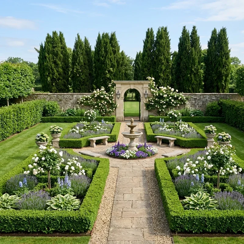 Rectangular Backyard Landscape Ideas