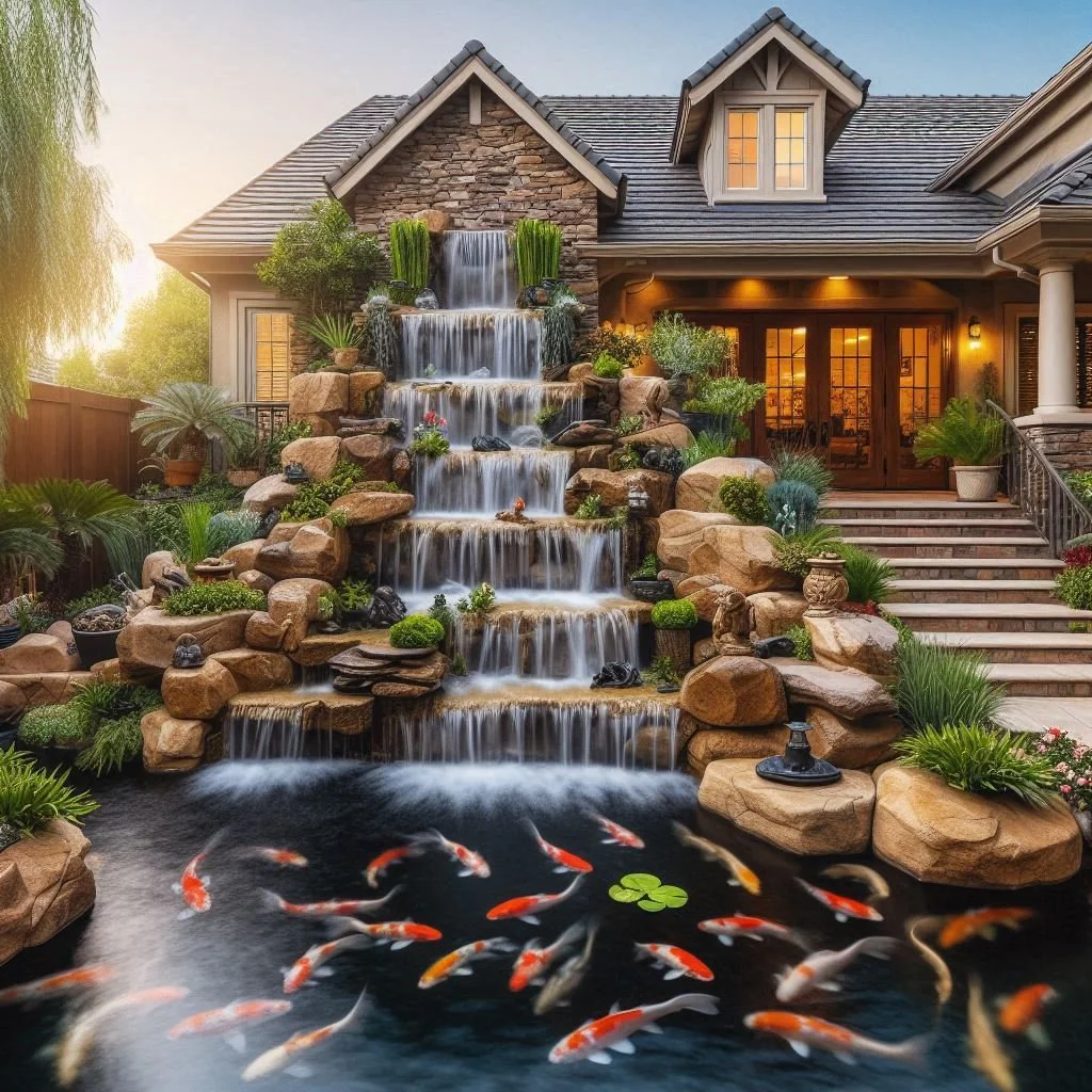 15 Stunning Waterfall Pool Ideas for Backyard Bliss