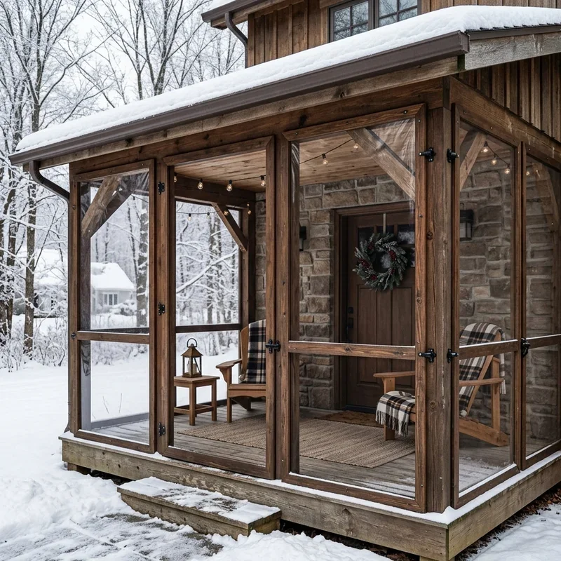 Porch Enclosure Ideas for Winter