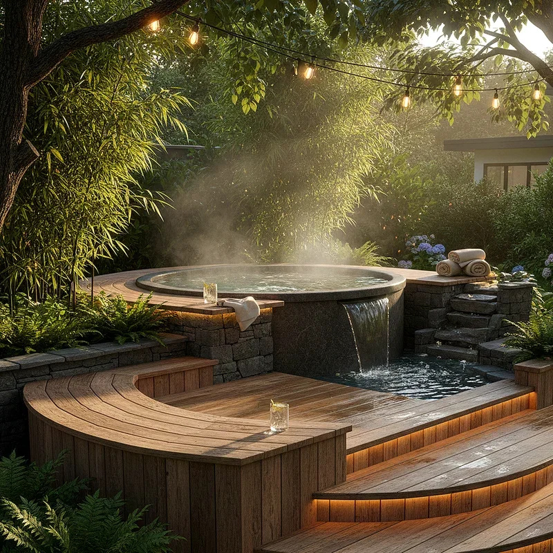 Backyard Hot Tub Ideas
