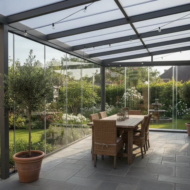 Backyard Enclosed Patio Ideas