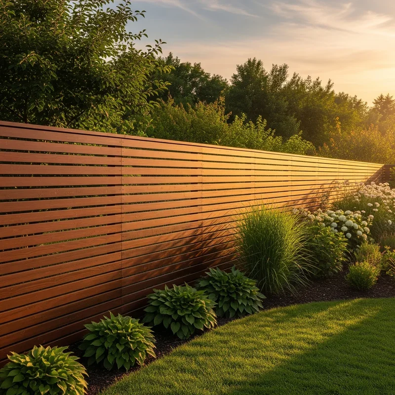 15 Horizontal Fence Ideas for a Modern Yard Look