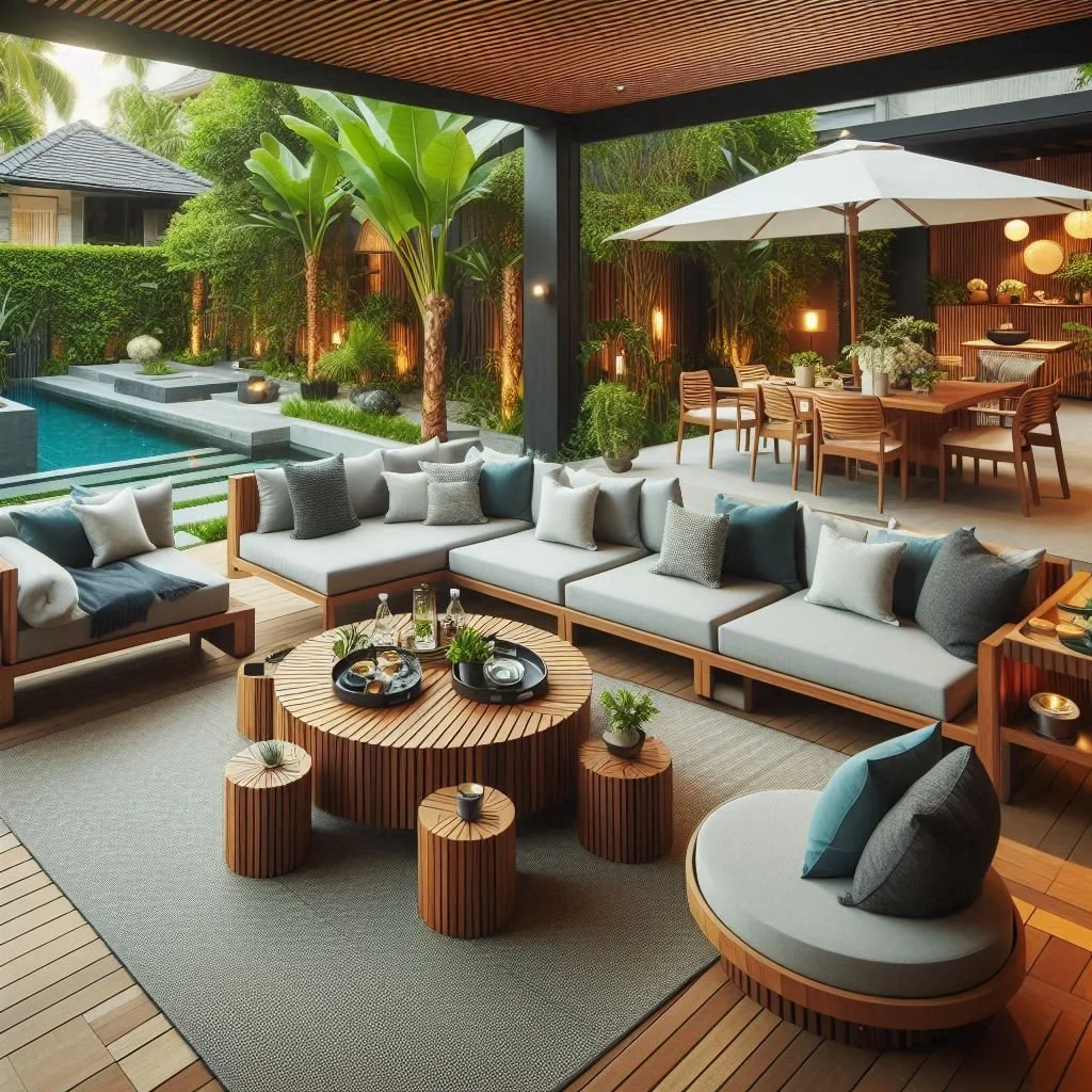 Picture of 15 Outdoor Living Room Ideas for Cozy Spaces