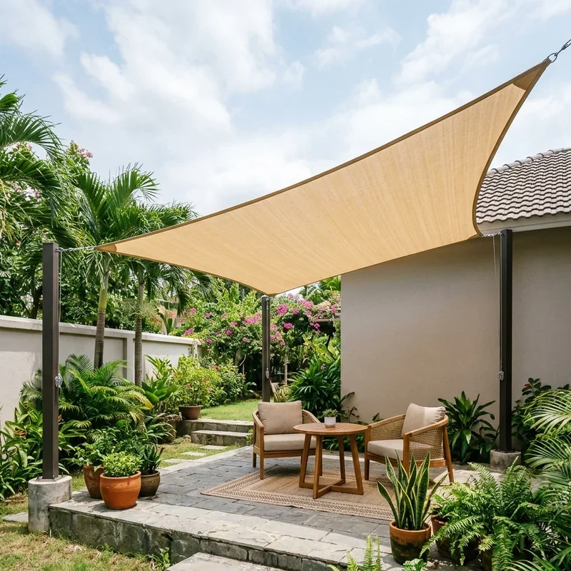 Patio Sun Shade Sail Ideas
