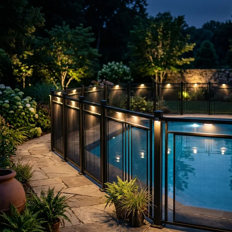 15 Pool Fence Lighting Ideas to Elevate Outdoor Ambience