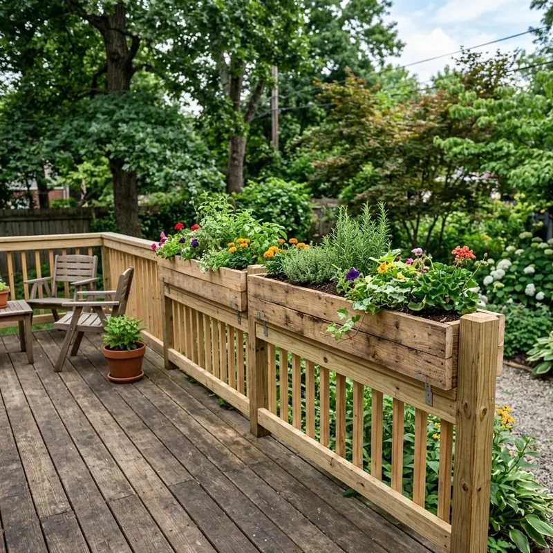 Cheap DIY Deck Railing Ideas