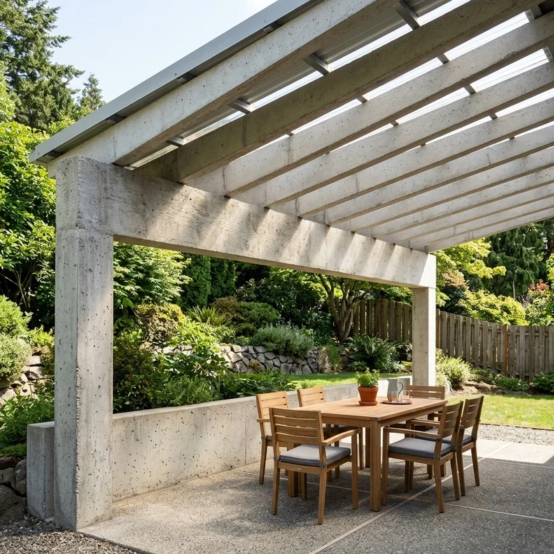 Concrete Patio Cover Ideas