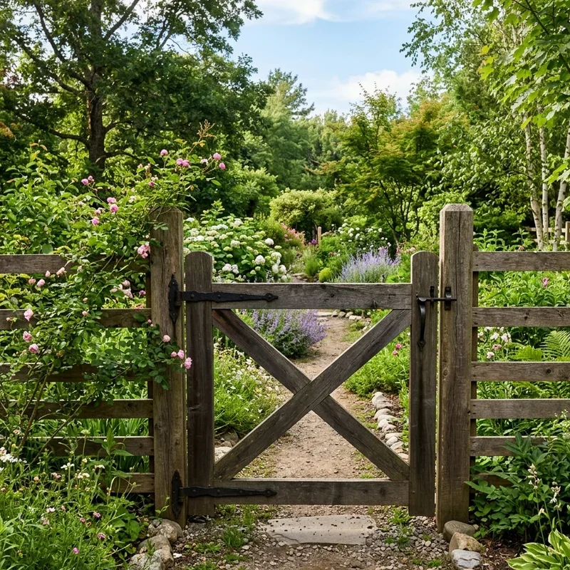 Fence Entrance Ideas