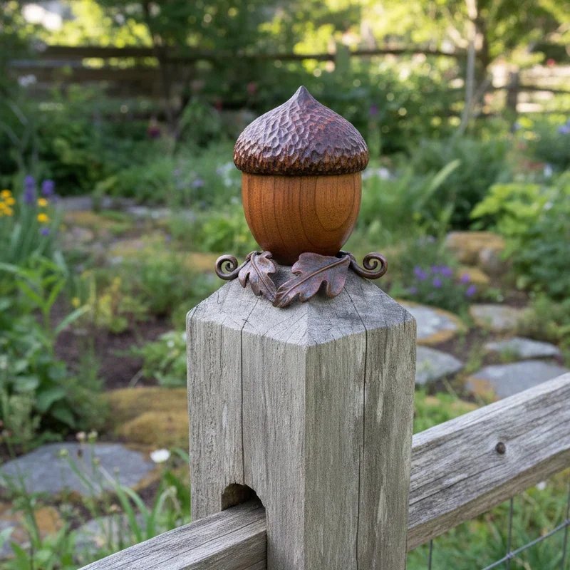 Fence Post Topper Ideas