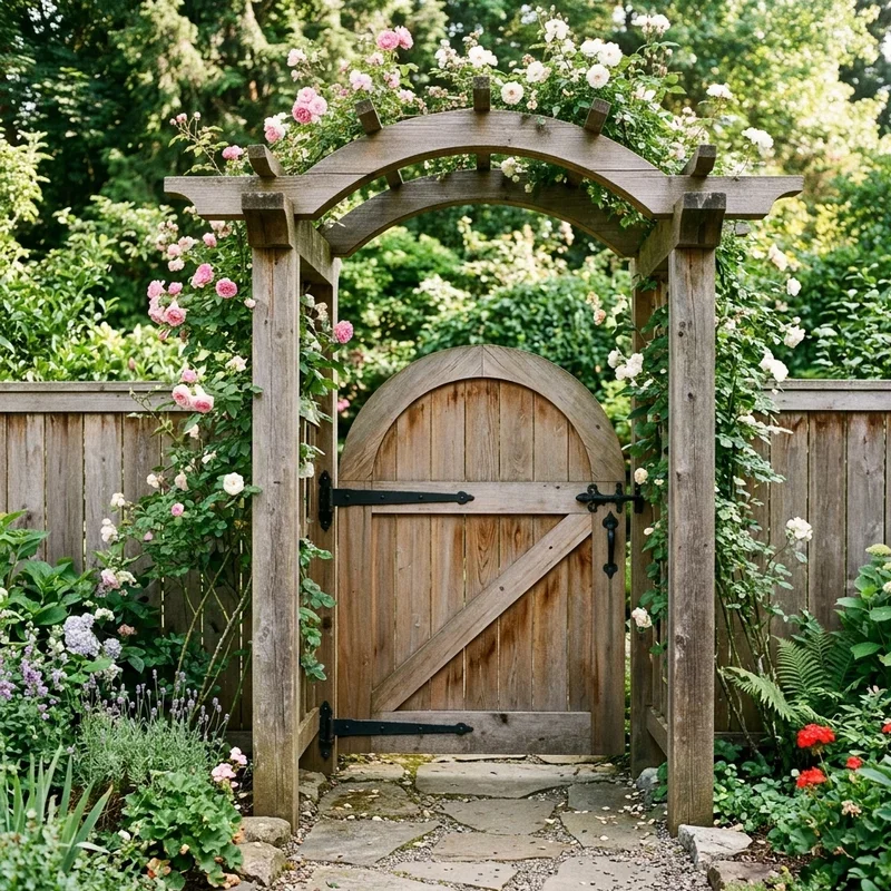 Fence Entrance Ideas
