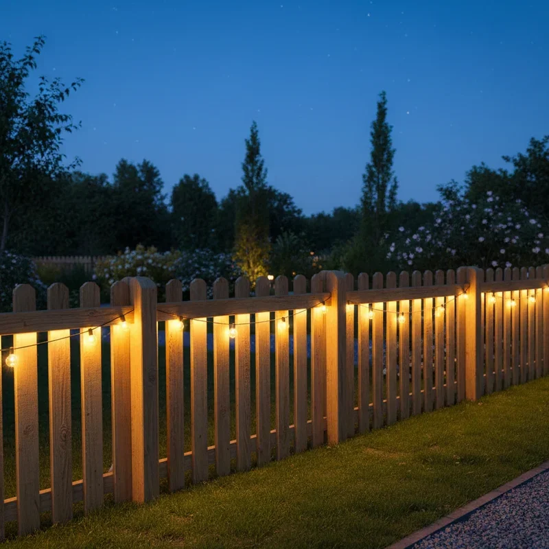 15 Fence Lighting Ideas to Elevate Your Outdoor Space