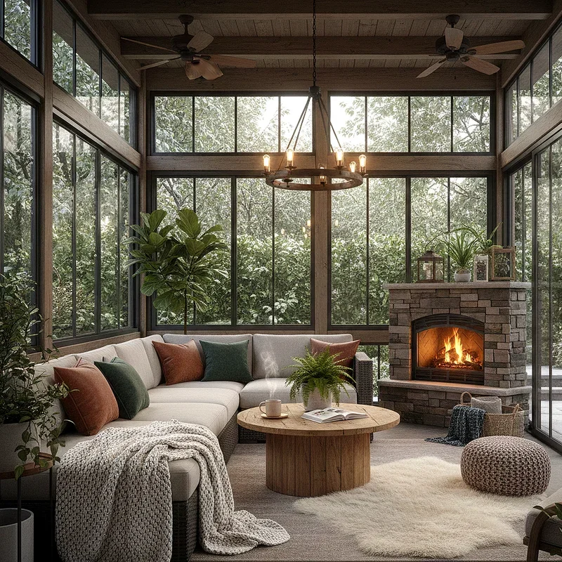 15 Enclosed Patio Ideas for Cozy All-Season Living