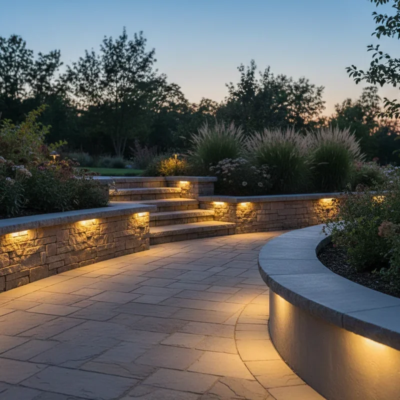 Retaining Wall Lighting Ideas
