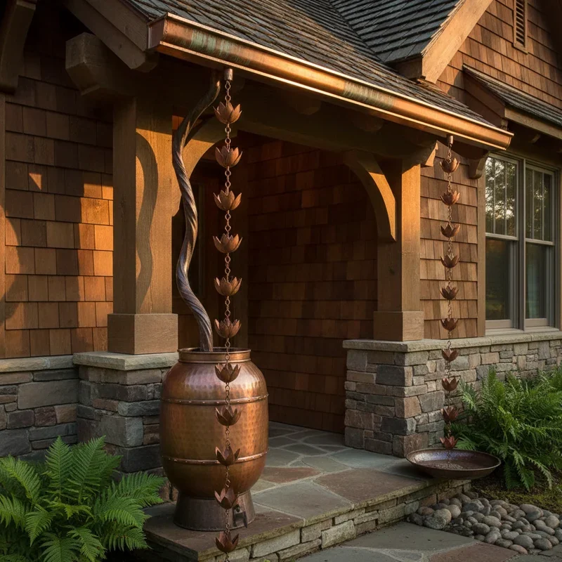 Front Porch Gutter Ideas