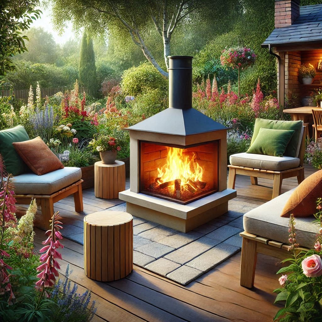 Small Outdoor Fireplace Ideas