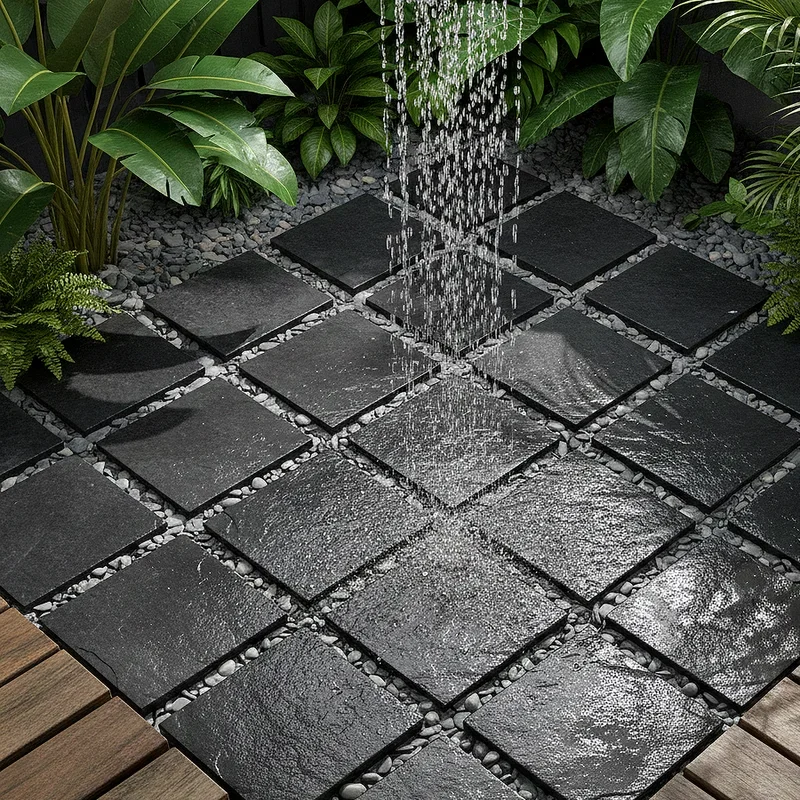 Outdoor Shower Floor Ideas