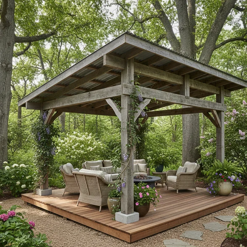 Freestanding Deck Roof Ideas