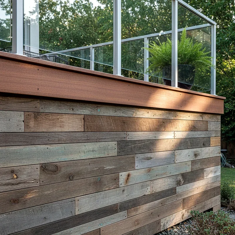 Horizontal Deck Skirting Ideas